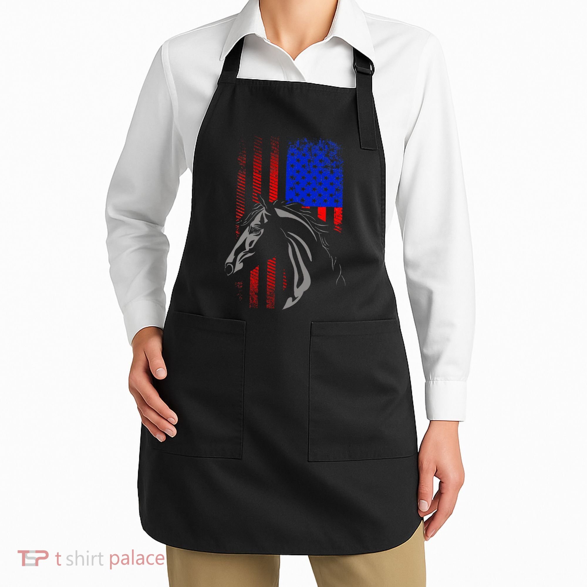 American Flag Horseback Riding Apparel Horse Apron