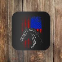 American Flag Horseback Riding Apparel Horse Coaster thumb 0