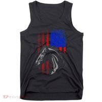 American Flag Horseback Riding Apparel Horse Tank Top thumb 0