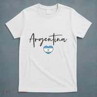 Argentina Flag Heart Argentina Soccer Proud South America T-Shirt thumb 5