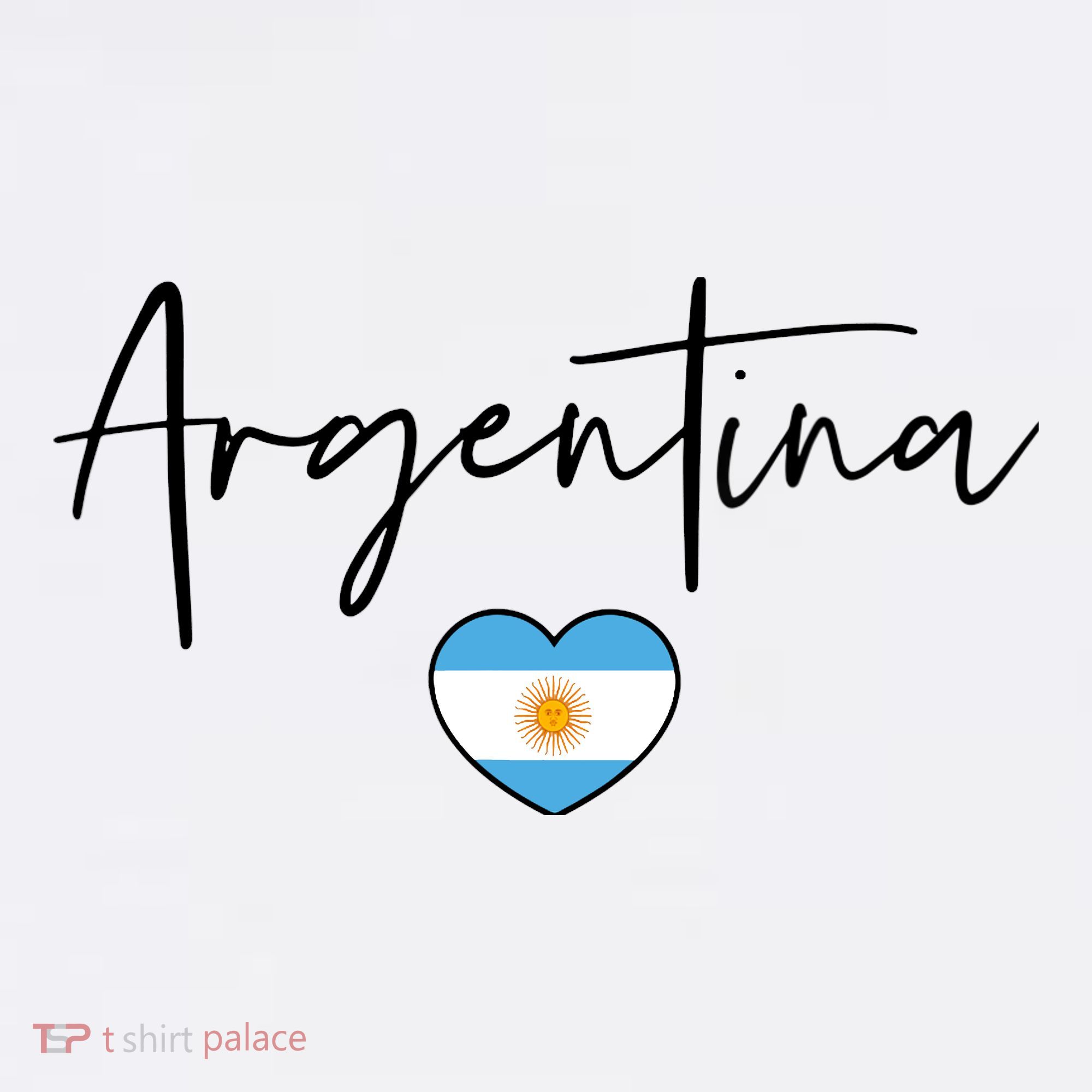Argentina Flag Heart Argentina Soccer Proud South America Women's Hoodie