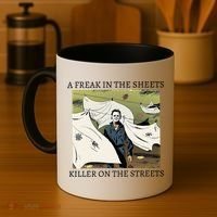 A Freak In The Sheets Killer On The Streets Halloween Coffee Mug thumb 4