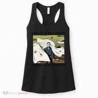 A Freak In The Sheets Killer On The Streets Halloween Women's Tank Top thumb 0