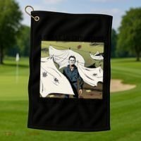 A Freak In The Sheets Killer On The Streets Halloween Golf Towel thumb 1