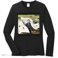 A Freak In The Sheets Killer On The Streets Halloween Women's Long Sleeve Shirt thumb 0