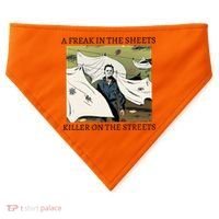 A Freak In The Sheets Killer On The Streets Halloween USA-Made Doggie Bandana thumb 0
