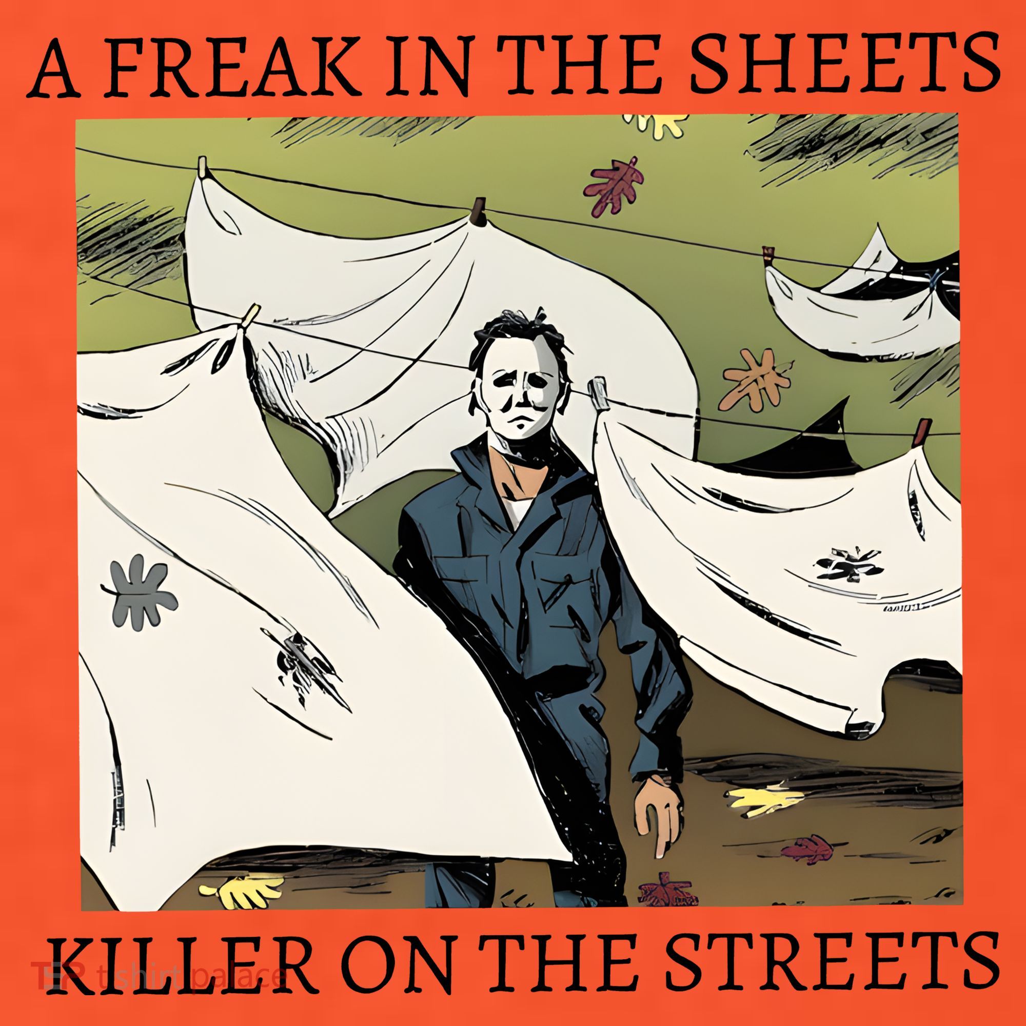 A Freak In The Sheets Killer On The Streets Halloween T-Shirt