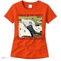 A Freak In The Sheets Killer On The Streets Halloween Women's T-Shirt thumb 0