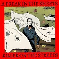 A Freak In The Sheets Killer On The Streets Halloween Santa Hat thumb 1