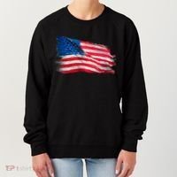 American Flag Independence Day Women's Sweatshirt thumb 0