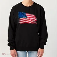 American Flag Independence Day Women's Sweatshirt thumb 0