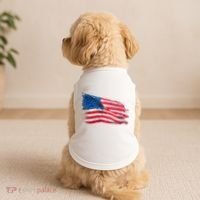 American Flag Independence Day Doggie Tank thumb 2