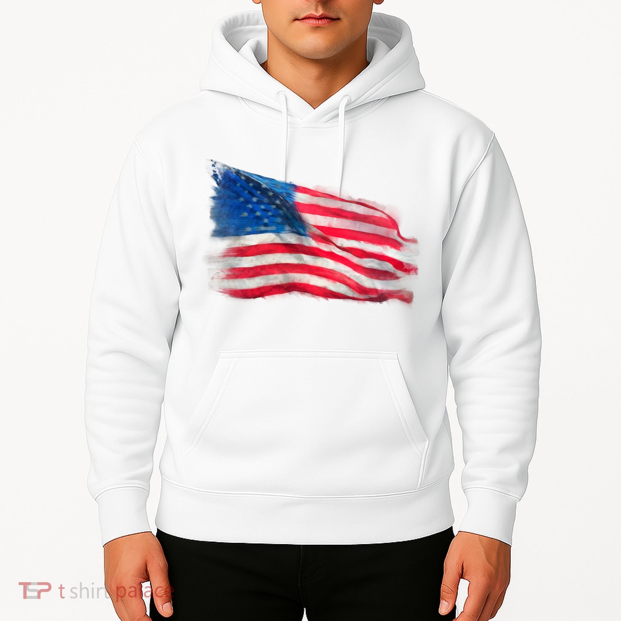 American Flag Independence Day Hoodie