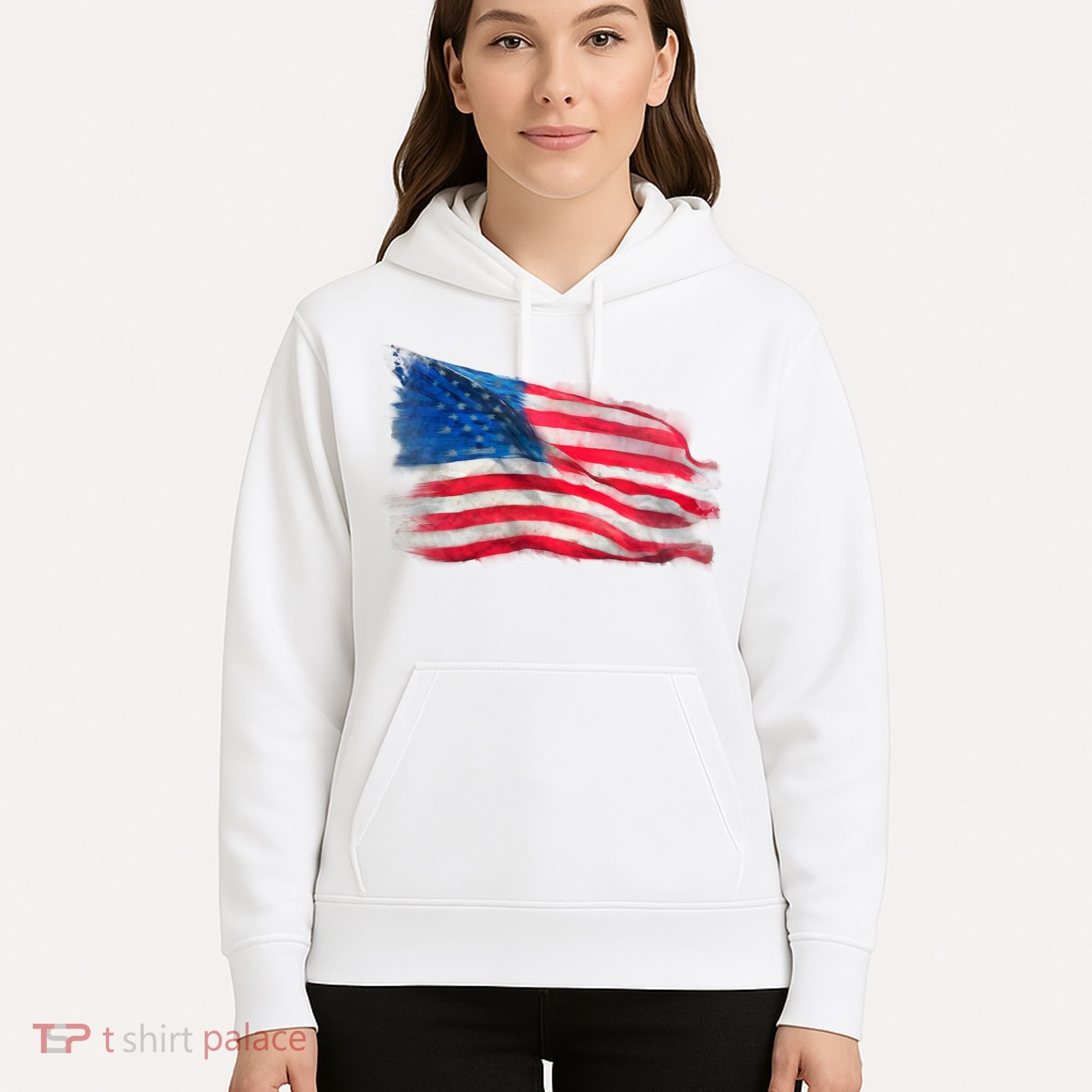 American Flag Independence Day Hoodie