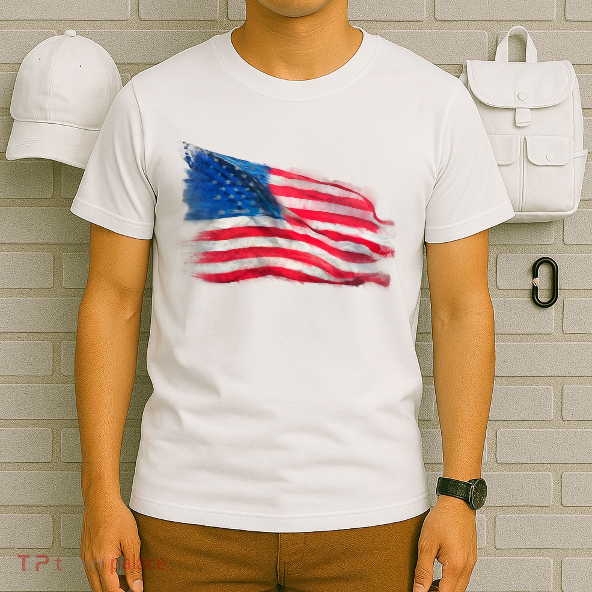 American Flag Independence Day T-Shirt