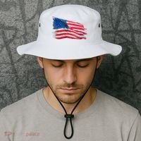 American Flag Independence Day Bucket Hat thumb 2