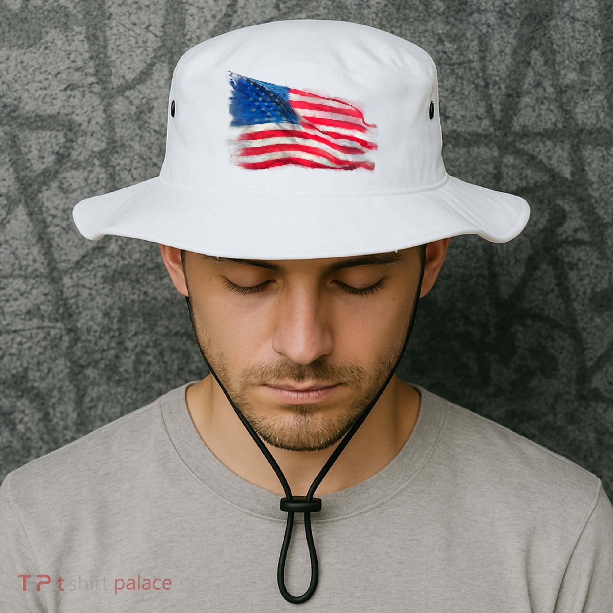 American Flag Independence Day Bucket Hat