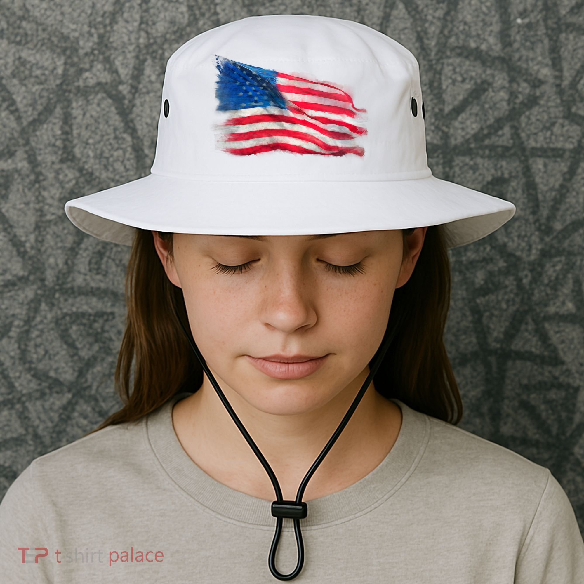 American Flag Independence Day Bucket Hat