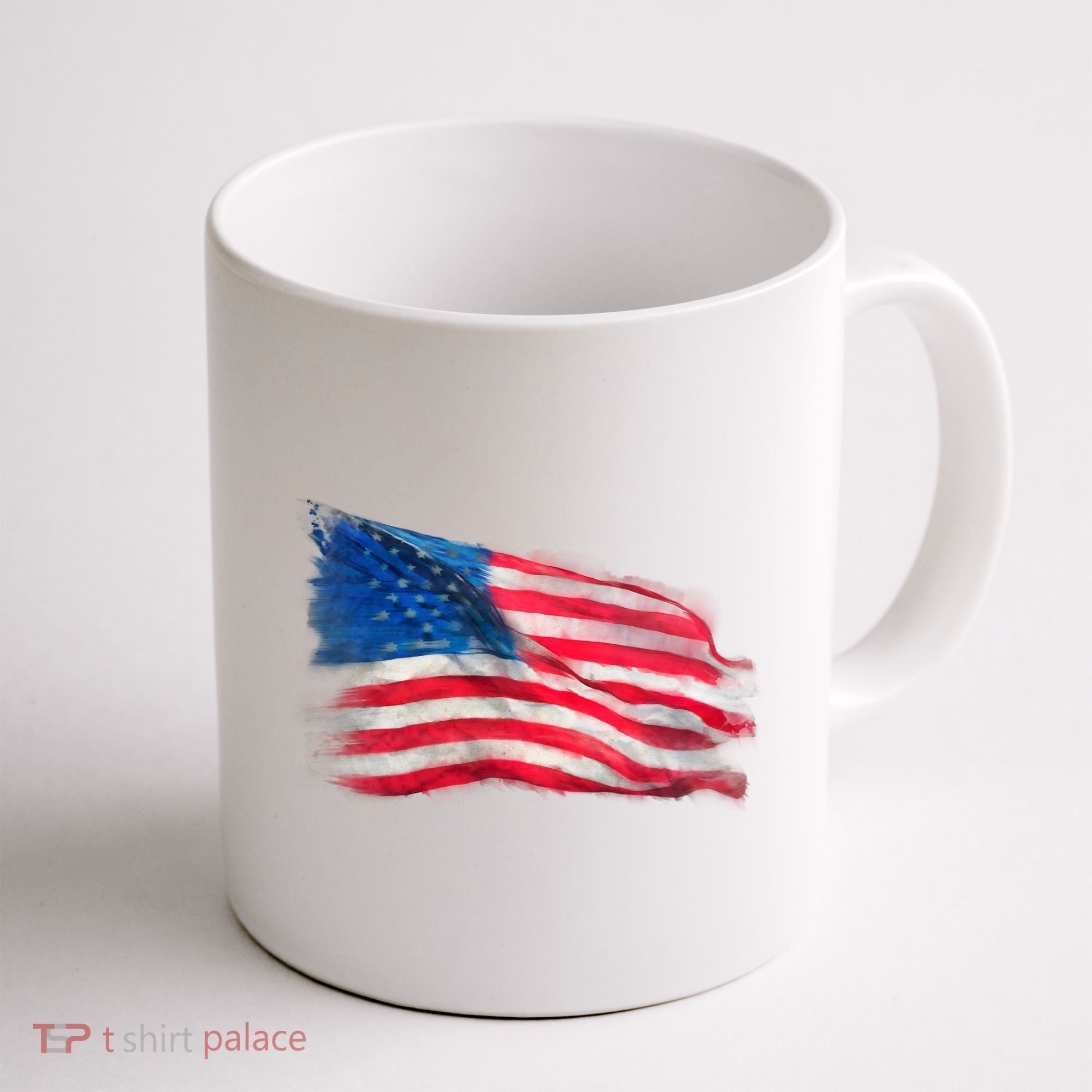 American Flag Independence Day Coffee Mug