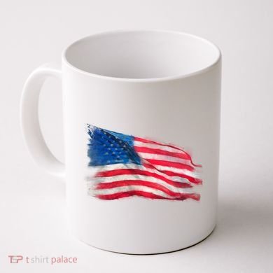 American Flag Independence Day Coffee Mug