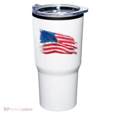 American Flag Independence Day Tumbler