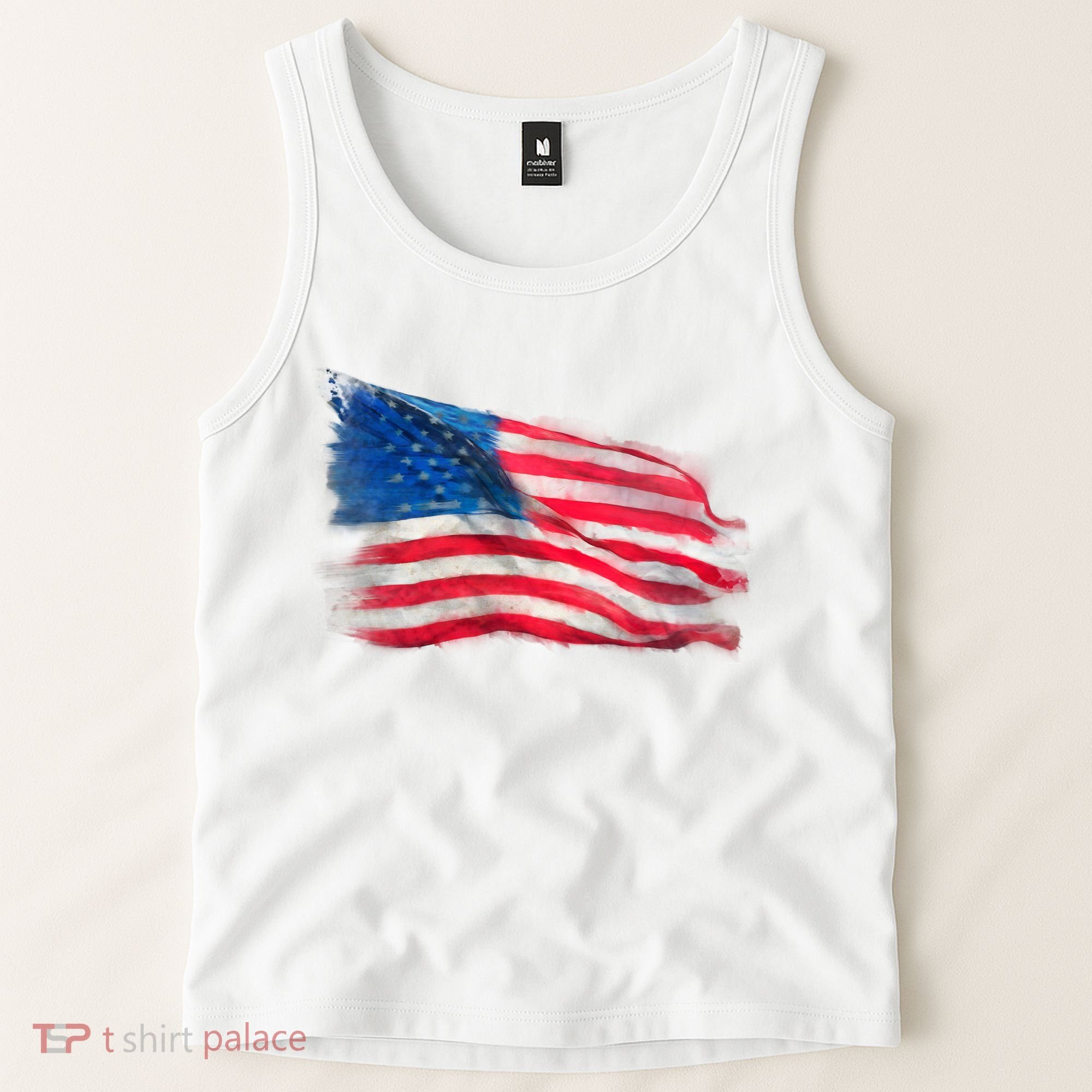 American Flag Independence Day Tank Top