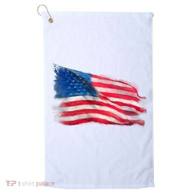 American Flag Independence Day Golf Towel