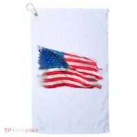 American Flag Independence Day Golf Towel thumb 0