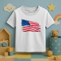 American Flag Independence Day Toddler T-Shirt thumb 3