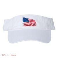 American Flag Independence Day Visor thumb 0
