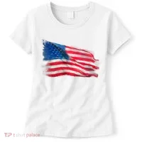American Flag Independence Day Women's T-Shirt thumb 0