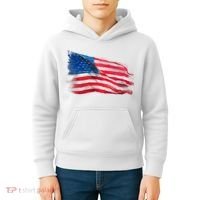 American Flag Independence Day Kids Hoodie thumb 4