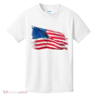 American Flag Independence Day Kids T-Shirt
