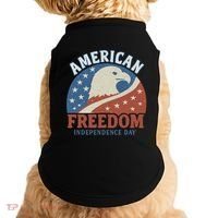 American Freedom Independence Day Doggie Tank thumb 0
