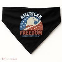 American Freedom Independence Day USA-Made Doggie Bandana thumb 0