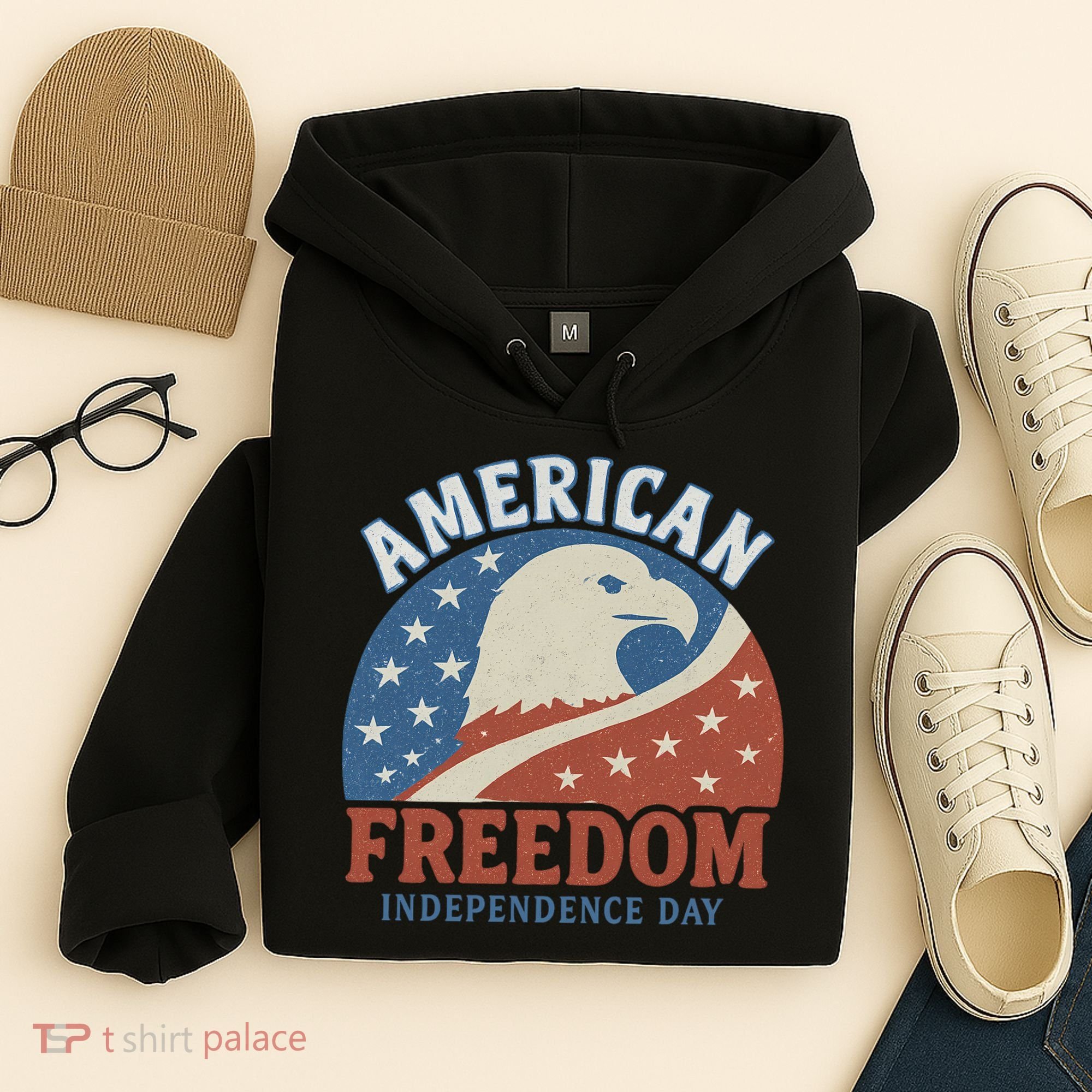 American Freedom Independence Day Hoodie