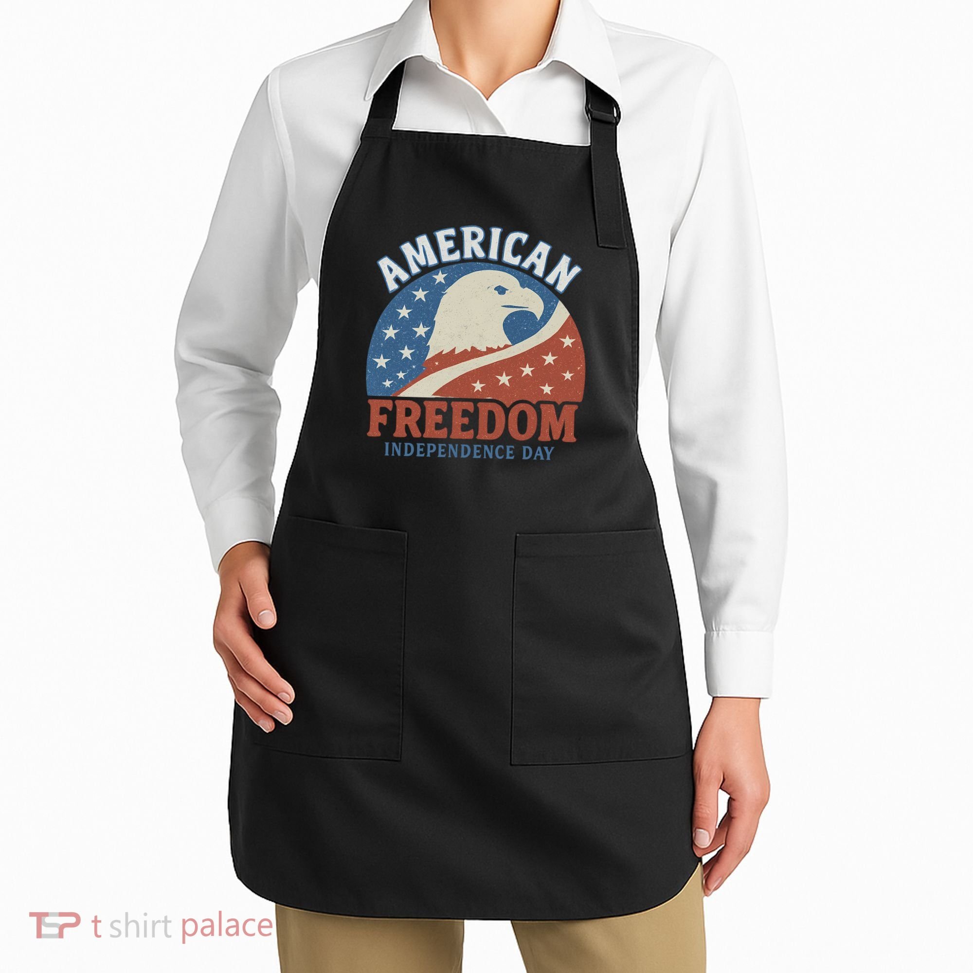 American Freedom Independence Day Apron