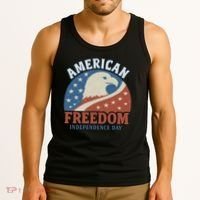 American Freedom Independence Day Tank Top thumb 3