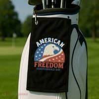 American Freedom Independence Day Golf Towel thumb 2