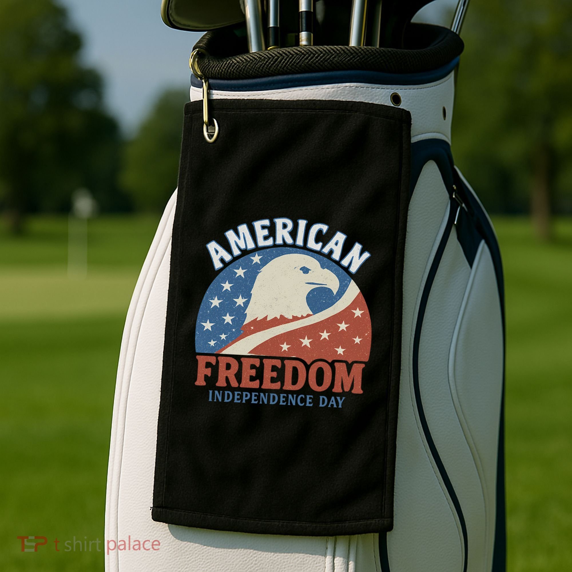 American Freedom Independence Day Golf Towel