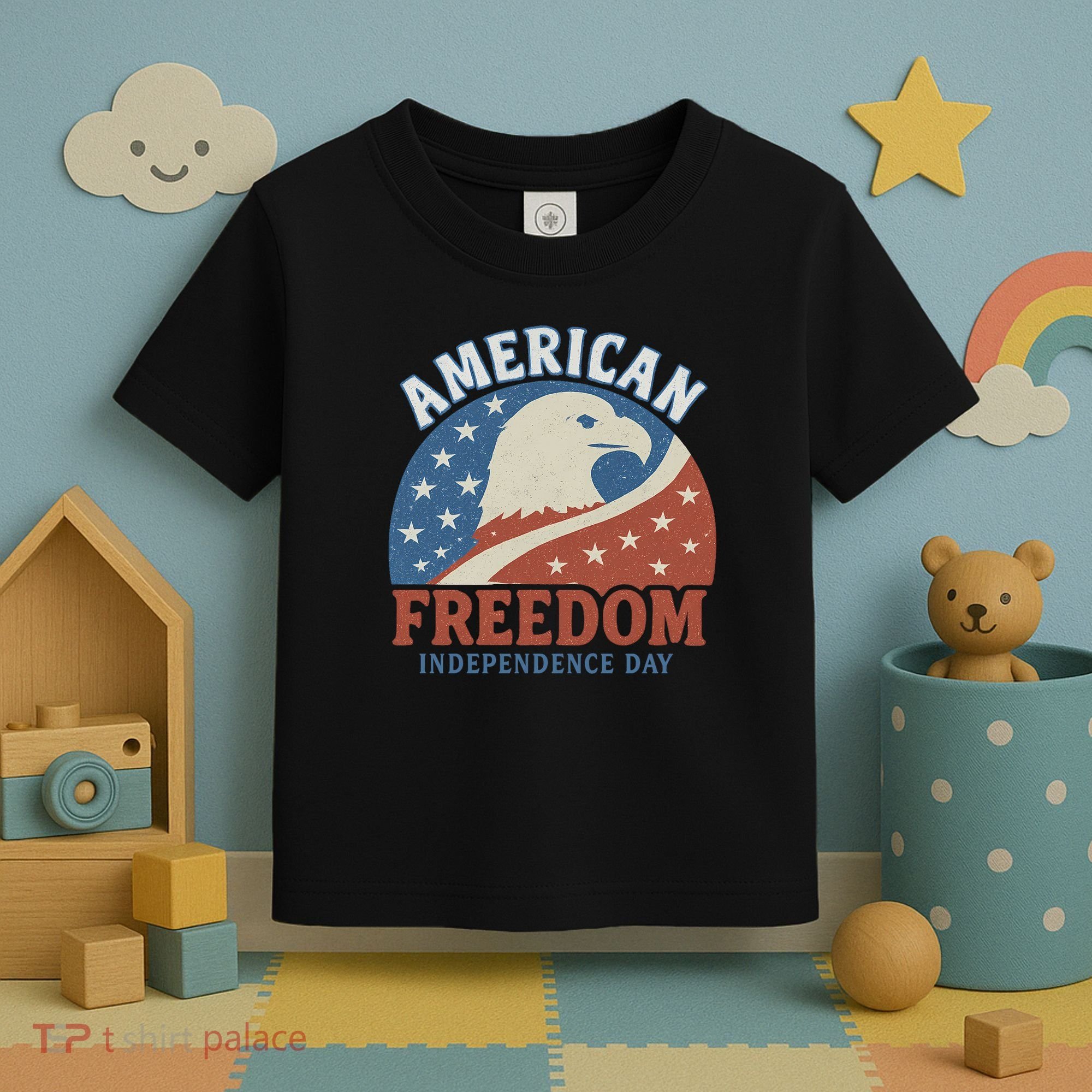 American Freedom Independence Day Toddler T-Shirt