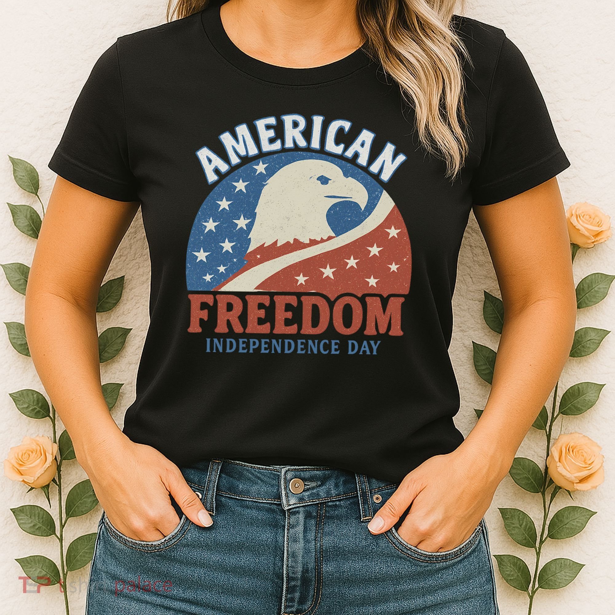 American Freedom Independence Day Women's T-Shirt