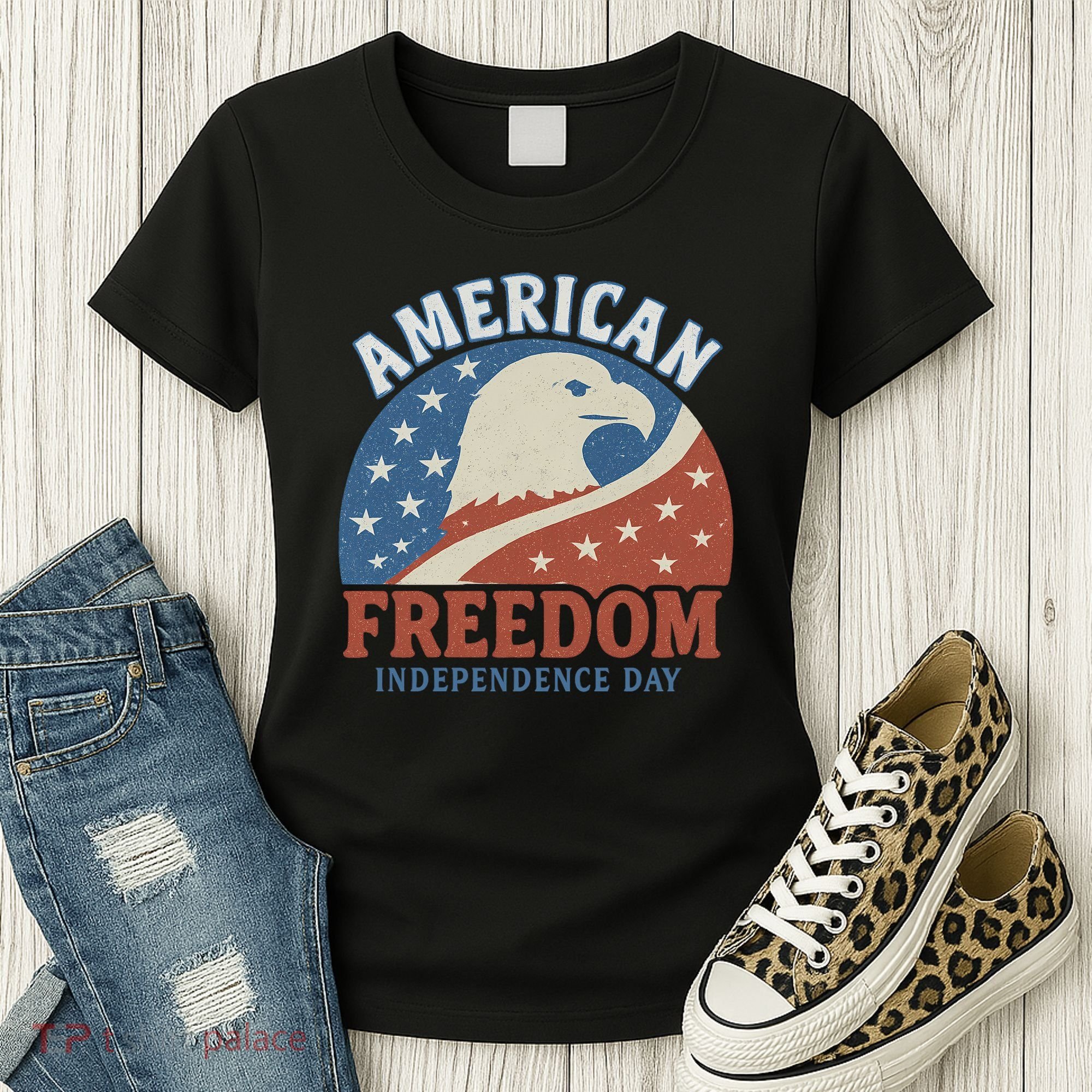 American Freedom Independence Day Women's T-Shirt