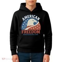 American Freedom Independence Day Kids Hoodie thumb 4