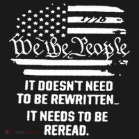 American Flag It Needs To Be Reread We The People Gift Women's Hoodie thumb 2