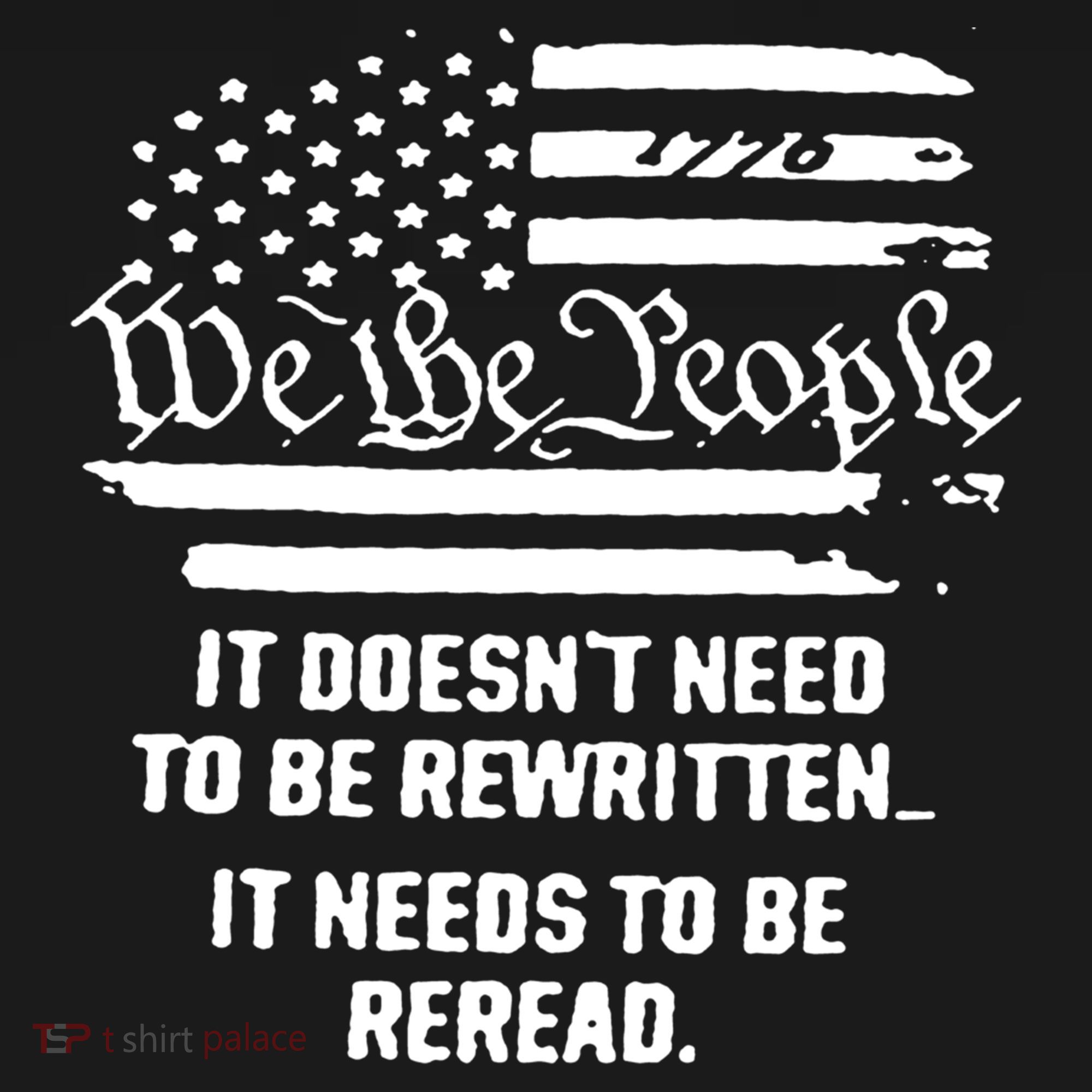 American Flag It Needs To Be Reread We The People Gift Women's Hoodie