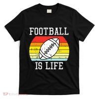 American Football Is Life Sunset Retro Sports T-Shirt thumb 0
