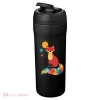 Abstract Fox Illustration Pattern 24oz Duet Stainless Steel Tumbler thumb 3