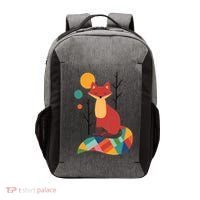Abstract Fox Illustration Pattern Vector Backpack thumb 0