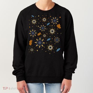Autumn Fall Inspired Design Falling Leaves Nature Bird Women's Sweatshirt